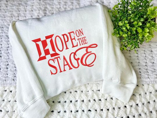 Discover Embroidered J-Hope Tour Sweatshirt, Hope on the Stage Tour Sweatshirt