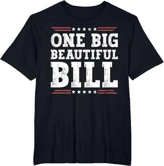 Discover One Big Beautiful Bill USA Pride T-Shirt