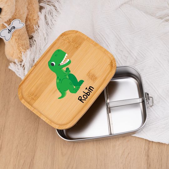 Discover Personalized Kid's Lunch Box – Gift for Boys, Kindergarten Snack Box, Back to School