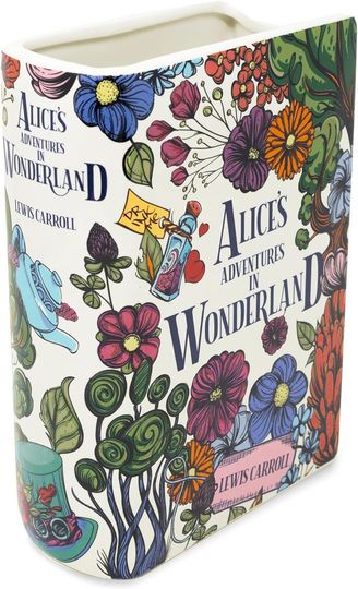Discover Steel Mill & Co Original Large Book-Shaped Decorative Vase, Ceramic Book Vases