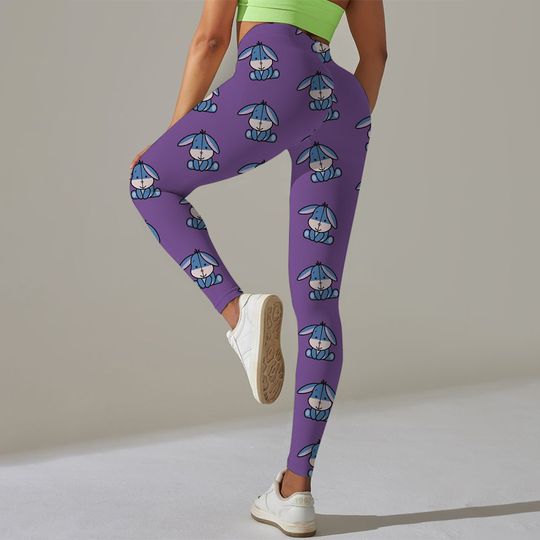 Discover Disneyyy cartoon print gym leggings women's yoga pants sexy yoga pants