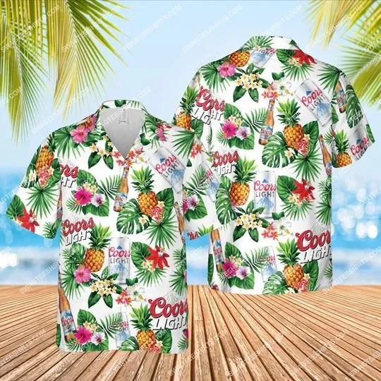 Discover CCOORS Light Beer Summer Vibes All Over Print Hawaiian Shirt