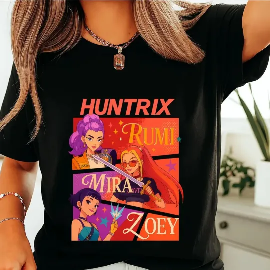 Discover Kpop Huntrix Girls Demon Hunters Shirt