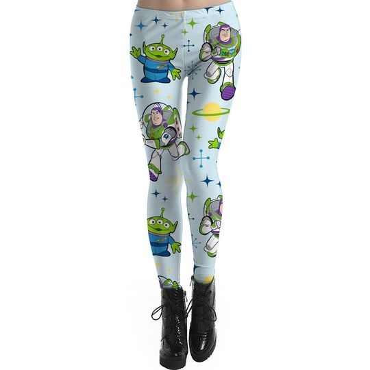 Discover Disneyyy cartoon print 2025 leggings