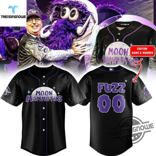 Discover Erie city Moon Mammoth 2025 Baseball Jersey