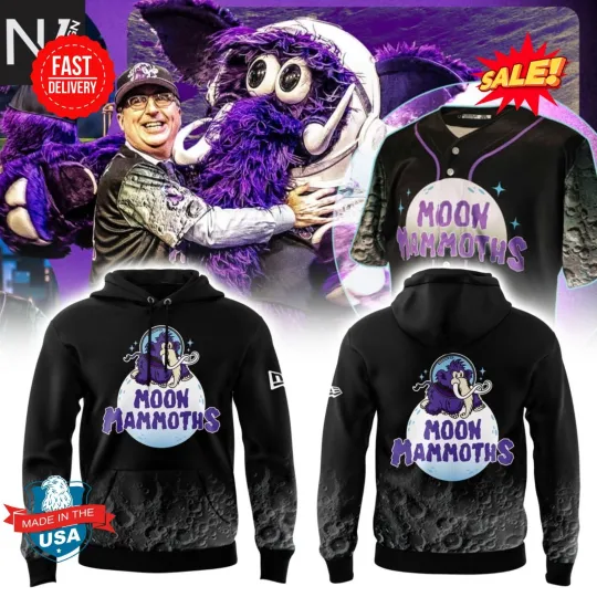 Discover Erie SeaWolves BR Moon Mammoths 3D Hoodie