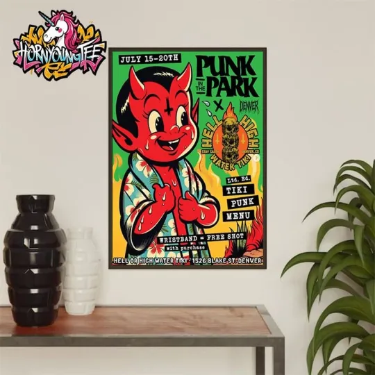 Discover Punk In The Park Fest Hell Or High Water July 15 20 2025 Poster