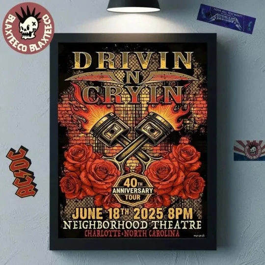 Discover Drivin N Cryin Charlotte NC 2025 Tour At Theatre On June 18 Poster