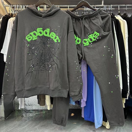 Discover Sp5der 555555  Web Hoodie Jogger