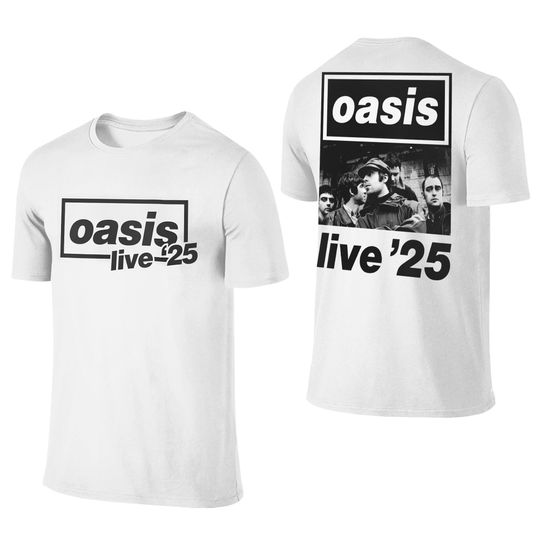 Discover O-Oasis Live 25 Tour Rock Band T Shirts 2025 Concert