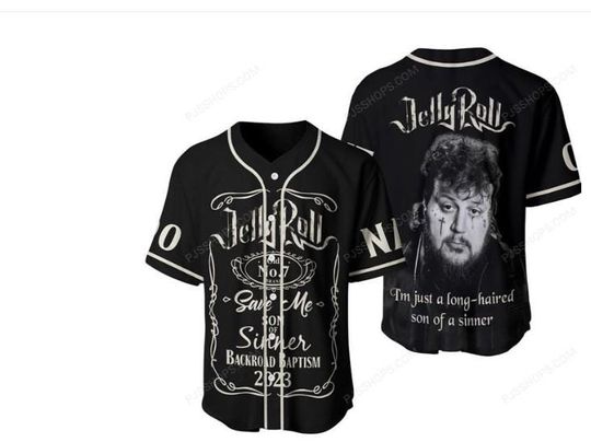Discover Jelly Roll Baseball Jersey, Jelly Roll Jersey