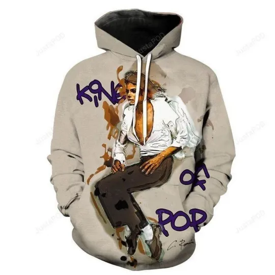 Discover Michael Jackson 3D Full Over Print Hoodie 3d