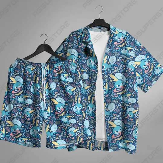 Discover Sobble Hawaiian Button-Up Shirt Water Sobble Shirt Gift