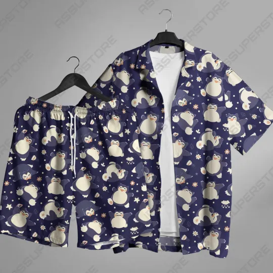 Discover Sn Lax Hawaiian Button-Up Shirt Japanese Anime Sn Lax Shirt Gift