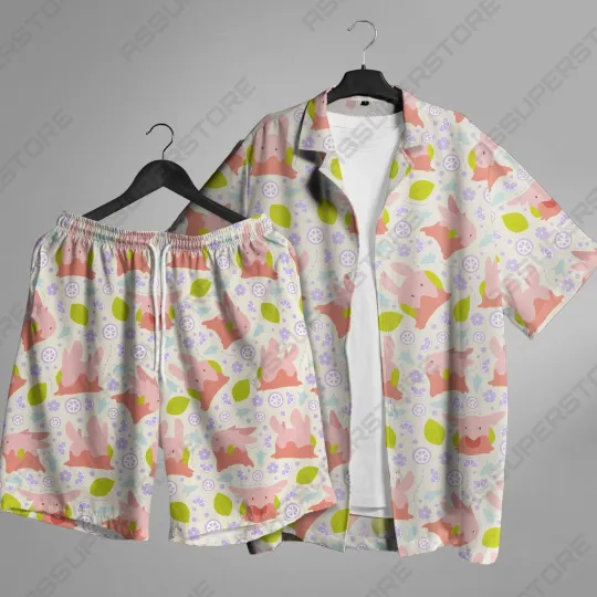 Discover Goomy Hawaiian Button Up Shirt Cute Goomy Dragon Type Shirt Gift
