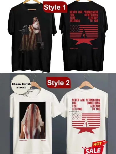 Discover NEW!!! Beyonce Reclamation Merch Cowboy Carter Tour 2025 reprint T-Shirt