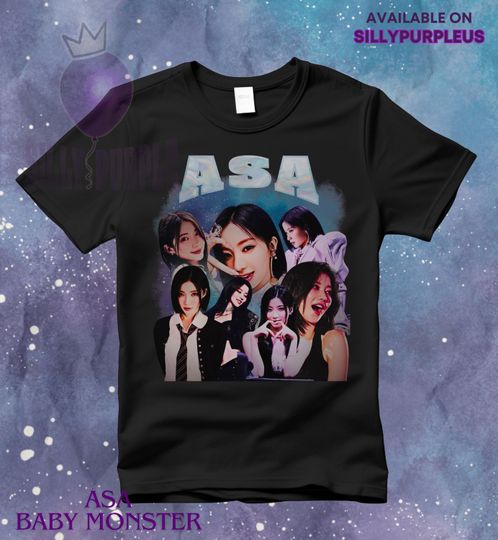 Discover Vintage ASA Baby Monster Shirt, Kpop Merch, Fan Gifts