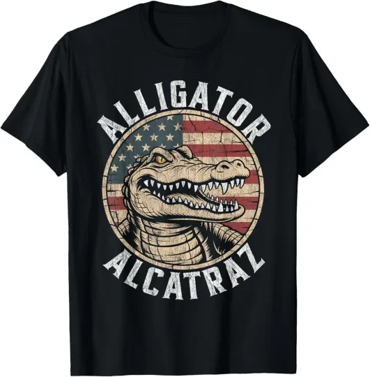 Discover Cool Animal Alligator Alcatraz Everglades Florida T-Shirt