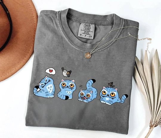 Discover Cute Demon Hunter Tiger Tee, Derpy The Tiger And Bird Demon Hunter Tiger Tee