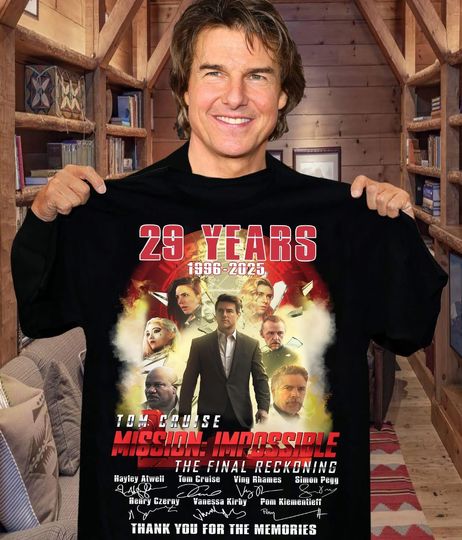Discover Mission Impossible 29 Years 1996 2025 Anniversary Shirt