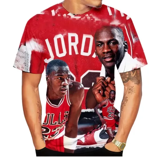 Discover Michael Jor.dan Secret Staff Cotton T-Shirt 3D