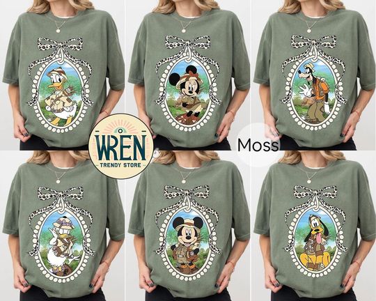 Discover Mickeyy and Friends Disneyyy Animall Kingdom Shirt, Disneyyy Safari Leopard Shirt