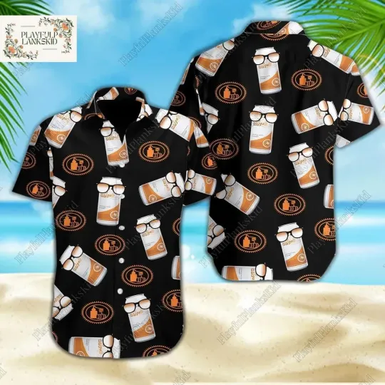 Discover Distilled Spirit-Inspired Button-Up Hawaiian Shirt – Unisex Party Style