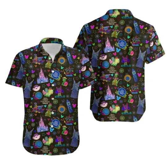 Discover Main Street Electrical Parade Hawaiian Shirt Unisex's