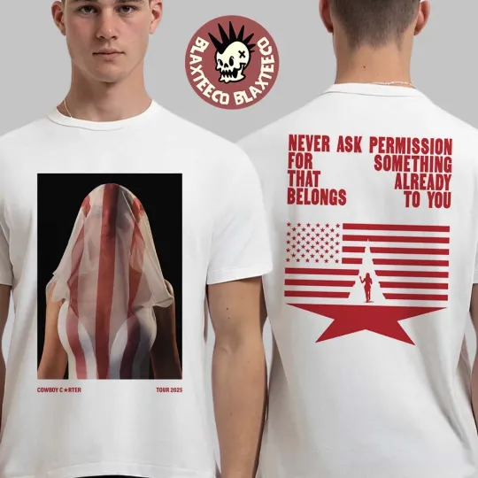 Discover Beyoncé Cowboy Carter 2025 Reclamation White Tour Shirt Reprint Quote Tee