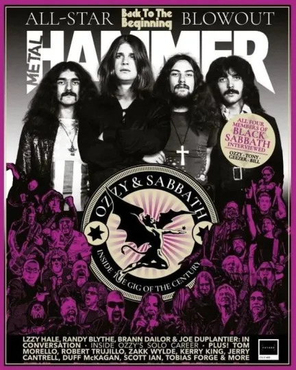 Discover Black Sabbath Back All Star Back To The Beginning Blowout Poster.