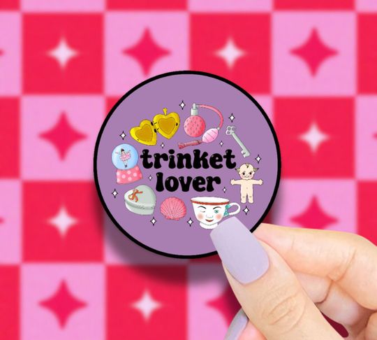Discover trinket lover sticker