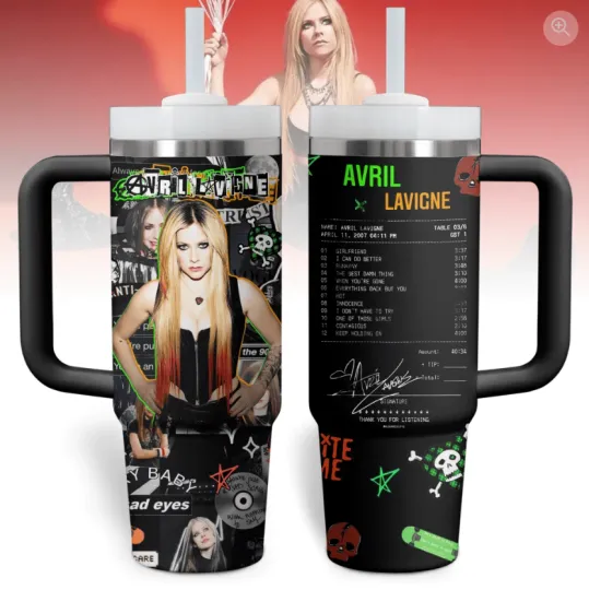 Discover Avril Lavigne Music Custom Limited Edition Tubler