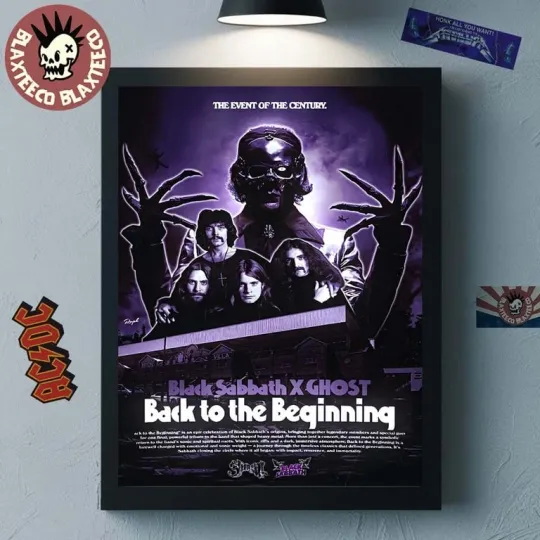 Discover Black Sabbath x Ghost Final Show July 5 2025 Event Poster