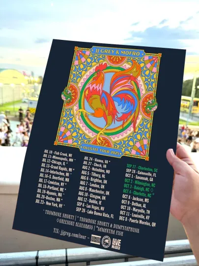 Discover JJ Grey & Mofro Olustee Tour 2025 Poster