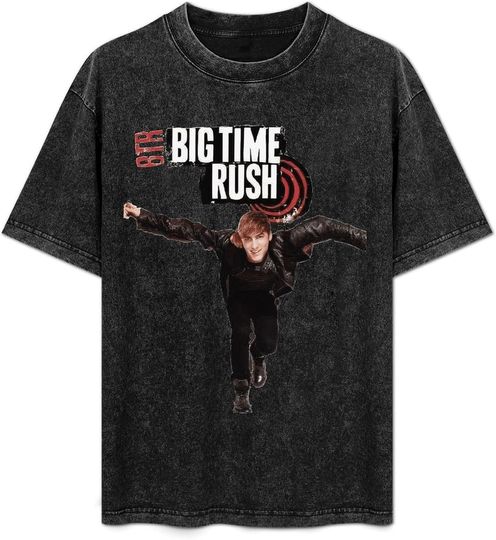 Discover Big Time Rush Tour 2025 Mineral Wash T-Shirt