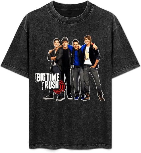 Discover Big Time Rush Mineral Wash Short-Sleeve T-Shirt
