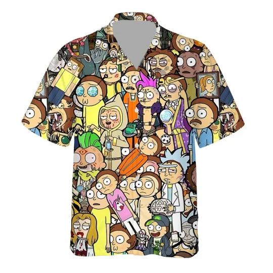 Discover Stand Out With Rick And Rickandmorty 3d Printed Hawaiian Shirt This Summer