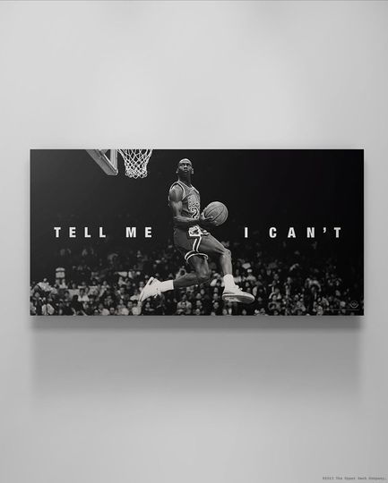 Discover Legend Basketball - Tell Me I Can't Poster, Home Decor