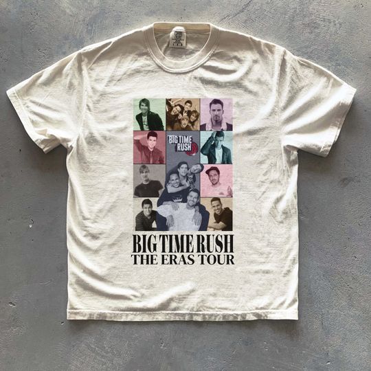 Discover Big Time Rush In Real Life Worldwide Tour Shirt