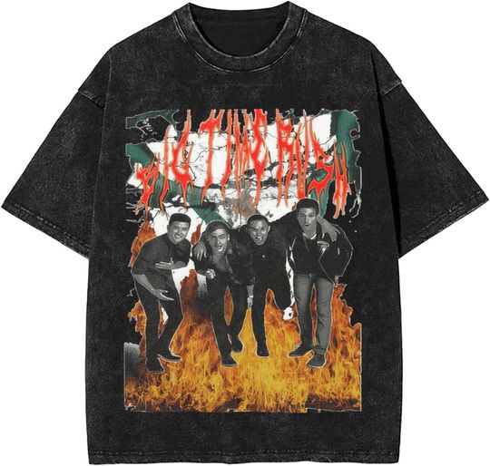 Discover BTR Classic Mineral Wash T-Shirt for Fans