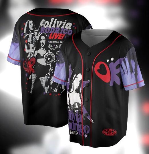 Discover Olivia Rodrigo Sour Jersey, OR Album Tracklist Hoodie Concert jersey