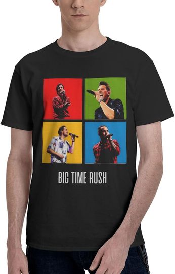 Discover Big Time Rush Color Grid T-Shirt - Pop Art Design