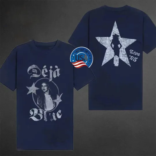 Discover Beyonce Deja Blue France Pop Up Two Sided T-Shirt