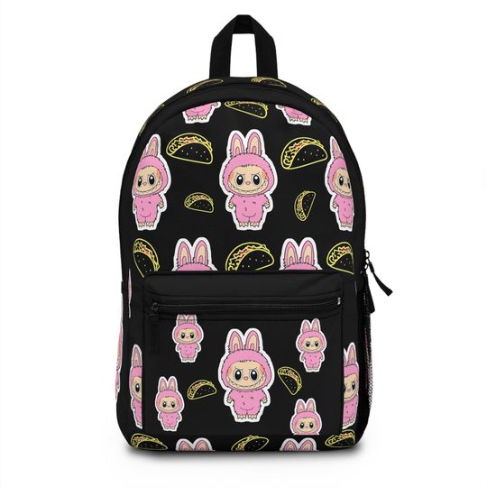 Discover Labubu Taco Backpack, Adorable School Bag, Fun Gifts for Birthday