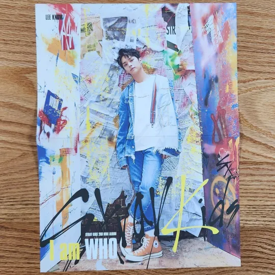 Discover Lee Know  Lyrics Poster Stray Kids 2nd Mini Album I am Who Genuine Kpop