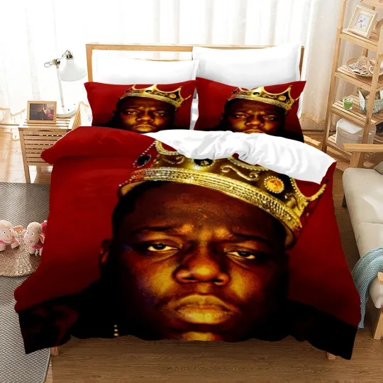 Discover 3D The Notorious B.I.G Quilt Cover Set Bedding Sets Pillowcases