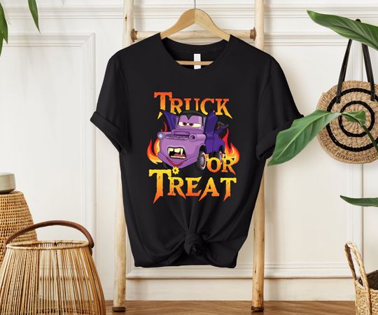 Discover Trick or Treat Shirt, Tow Mater Halloween Shirt, Halloween Costume Matching Shirt