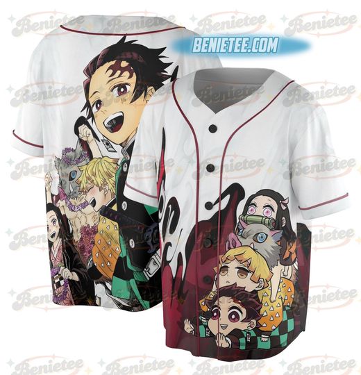 Discover demon Anime Jersey, Anime Lover Shirt, Anime Baseball Jersey, Anime Manga Shirt