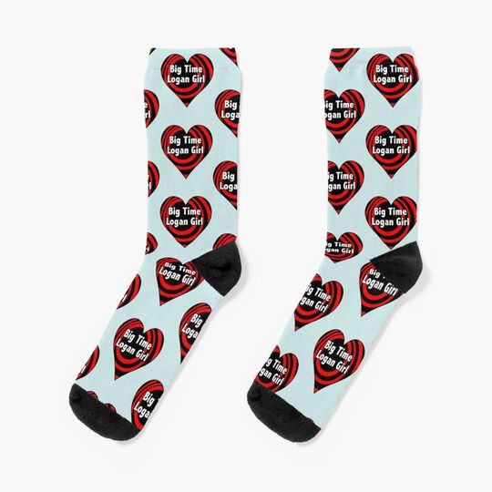 Discover Logan Girl Heart Socks