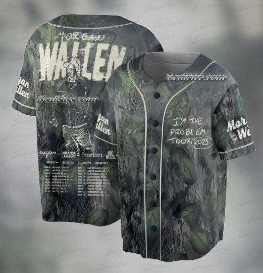 Discover Wallen Western I'm The Problem Tour Miami Jersey